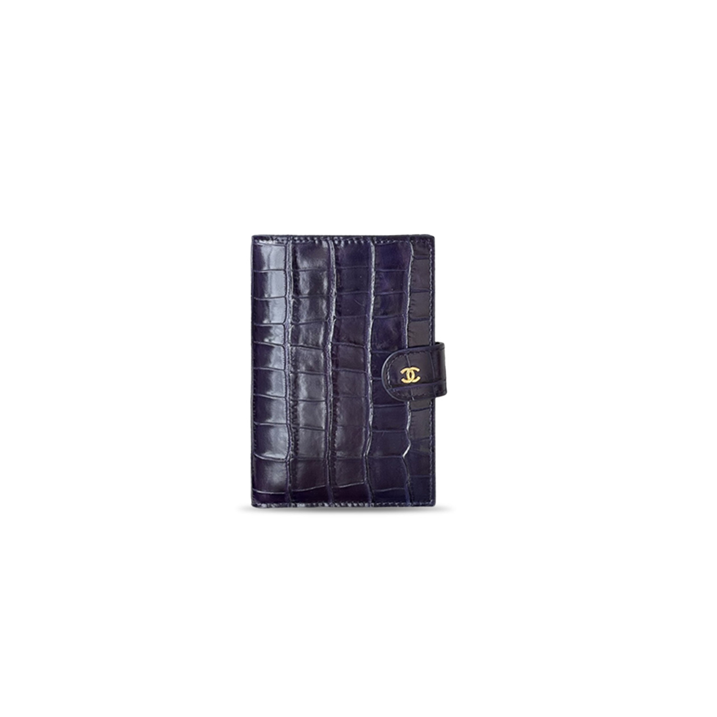 CHANEL CROCODILE-EMBOSSED PASSPORT HOLDER AP5193 (14*10.5*2cm)